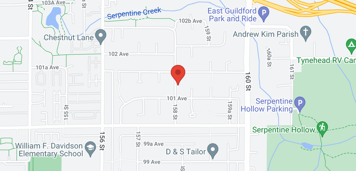 map of 10128 158TH STREET